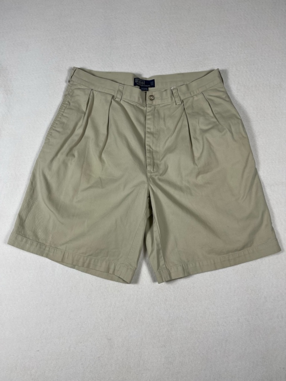 Vintage 90s Polo Ralph Lauren Tyler Shorts Mens Size 36 Khaki Chino